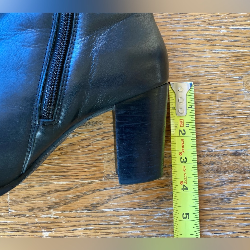 Vionic Leather Ankle Boots Black 7.5 - Picture 5 of 16
